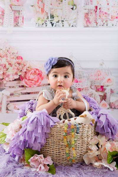 おしゃれNewbornフォトの必需品!ライラックカラーのバスケットスタッファー