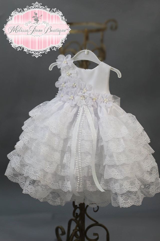 プリンセスになれる純白のドレス「Be My Baby Princess White Dress」0歳から2歳