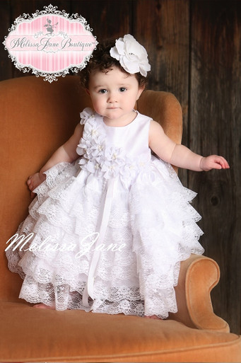プリンセスになれる純白のドレス「Be My Baby Princess White Dress」0歳から2歳