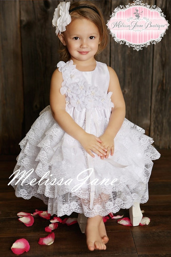 プリンセスになれる純白のドレス「Be My Baby Princess White Dress」0歳から2歳