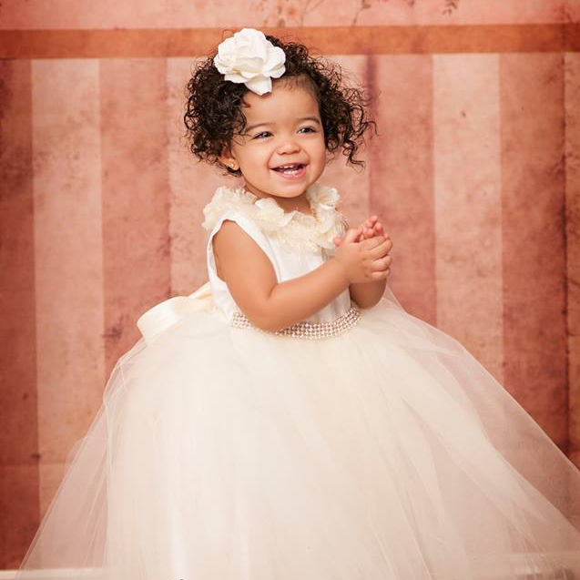 愛らしい喜び フラワーガールドレス「Charming Delight Flower Baby Girl Dress」0歳から8歳