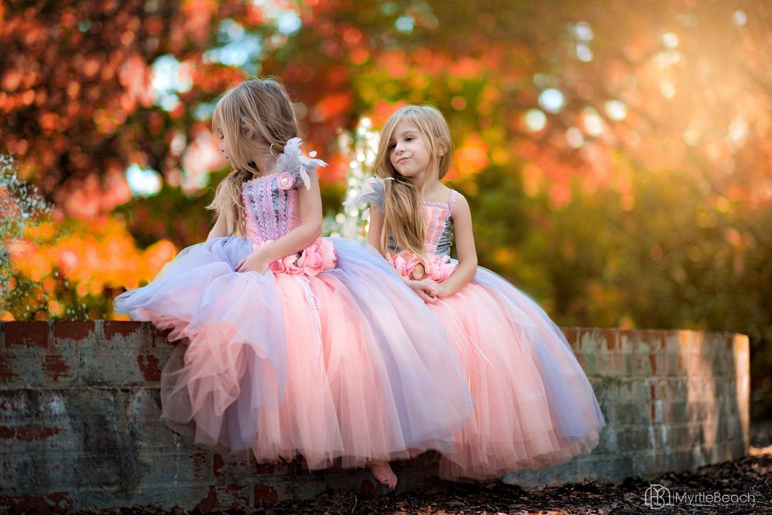 神聖な公爵夫人のドレス「Duchess Divine Flower Girl Dress」1歳から14歳