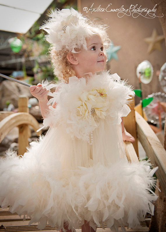 小さなお姫様のフラワーガールドレス「Little Miss Princess Flower Girl Dress」1歳から4歳