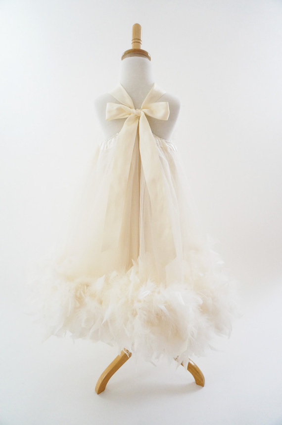 小さなお姫様のフラワーガールドレス 「Little Miss Princess Flower Girl Dress」