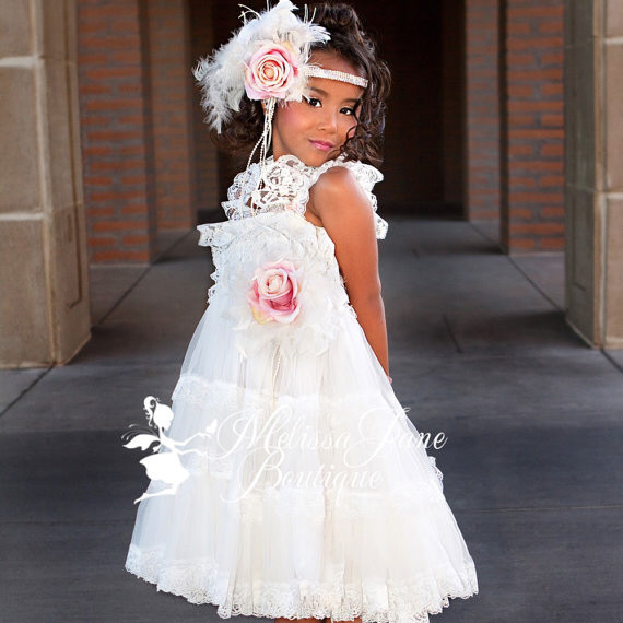 純粋な甘い囁き 優雅なフラワードレス「Pure Sweet Whisper Elegant Flower Girl Dress」4歳から6歳