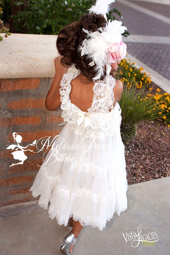 純粋な甘い囁き 優雅なフラワードレス「Pure Sweet Whisper Elegant Flower Girl Dress」4歳から6歳