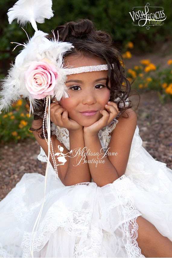 純粋な甘い囁き 優雅なフラワードレス「Pure Sweet Whisper Elegant Flower Girl Dress」4歳から6歳