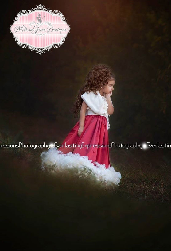 女の子の喜びの時間~フェザードレス「A Time of Joy Girls Feather Dress」1歳から12歳