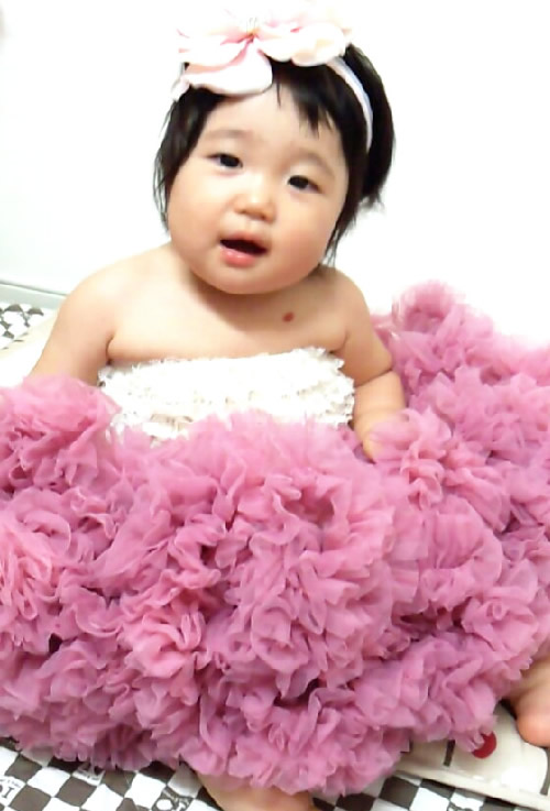 チュチュダスティローズ ゆづきちゃん1才