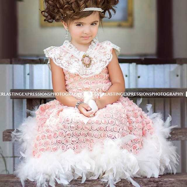 ヴィンテージサンシャイン フラワーガールドレス「Vintage Sunshine Flower Girl Dress」1歳から6歳