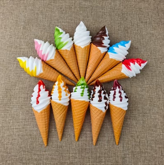 フェイクソフトクリーム スイーツオーナメント フェイクスイーツ デコレーション