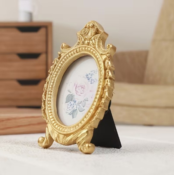 アンティークフォトフレーム ゴールド 写真立て