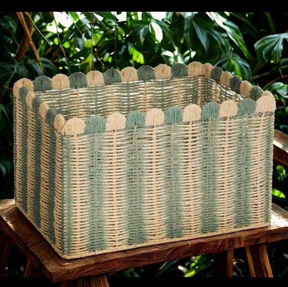 ニューボーンフォト 撮影小物 撮影小道具 撮影用ベビーバスケット ペーパーロープウーブンバスケット ３サイズ