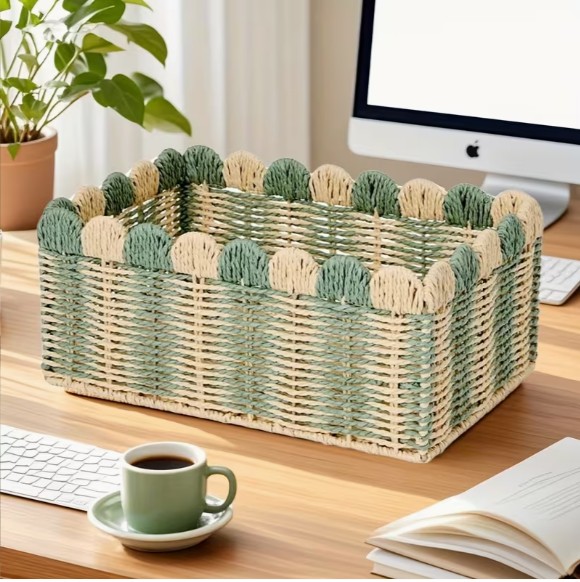 ニューボーンフォト 撮影小物 撮影小道具 撮影用ベビーバスケット ペーパーロープウーブンバスケット ３サイズ