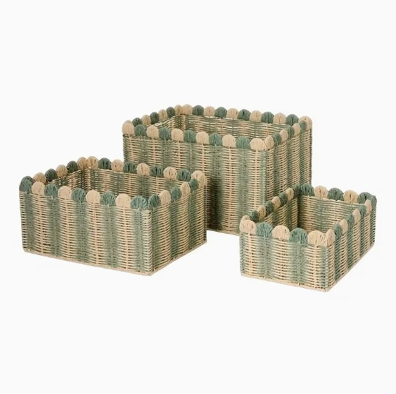 ニューボーンフォト 撮影小物 撮影小道具 撮影用ベビーバスケット ペーパーロープウーブンバスケット ３サイズ