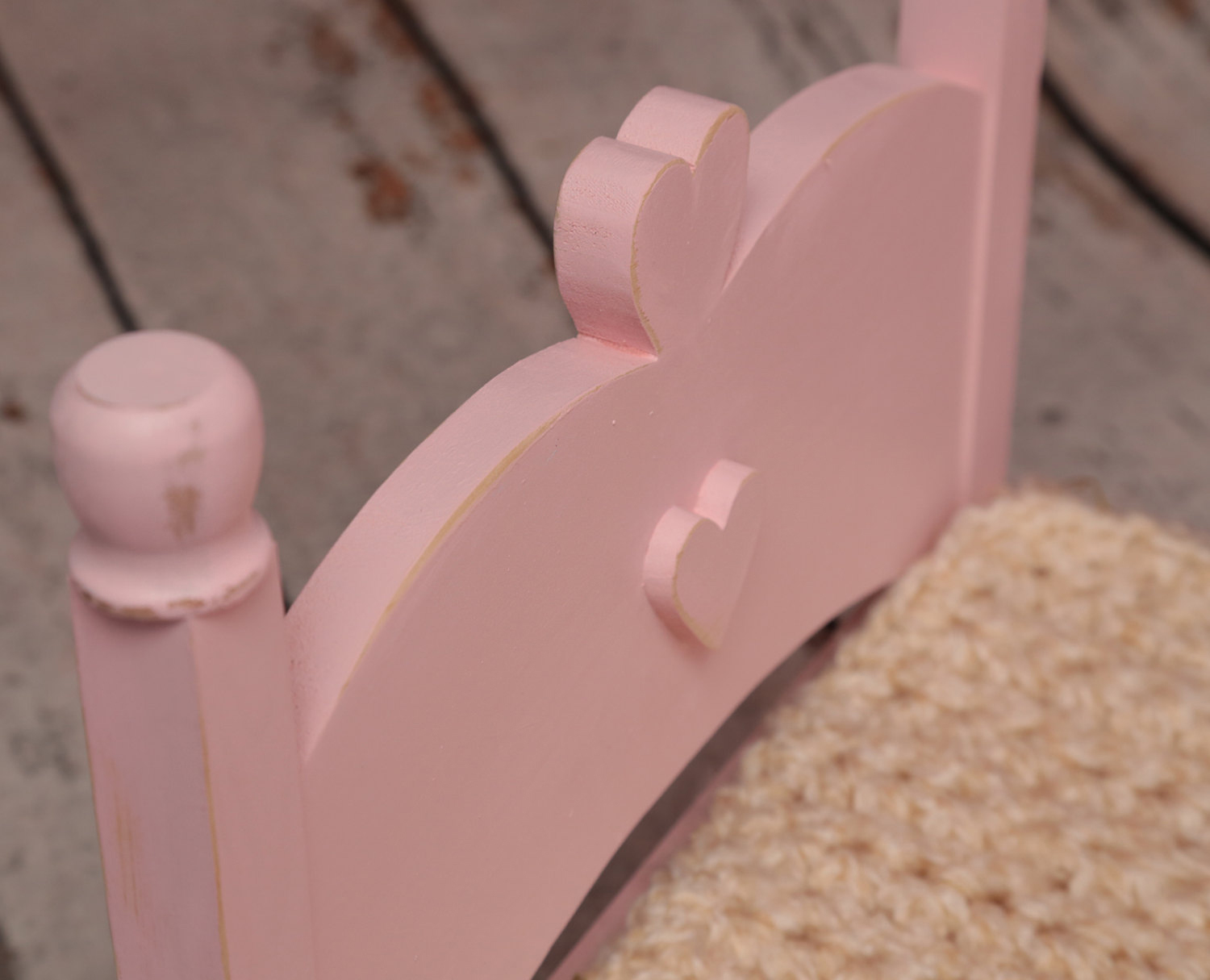 ハンドメイド★お姫様の木製ベッド