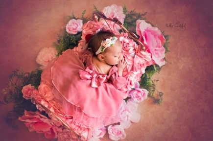 眠れる森の美女・オーロラ姫風☆プリンセスベビードレス