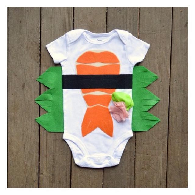 ハロウィン コスチューム お寿司柄 ♪ロンパース♪可愛いくておもしろい海外デザイン♪ Newborn-24months