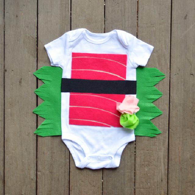 ハロウィン コスチューム お寿司柄 ♪ロンパース♪可愛いくておもしろい海外デザイン♪ Newborn-24months
