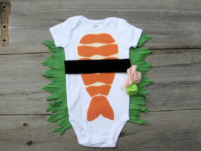 ハロウィン コスチューム お寿司柄♪ロンパース♪可愛いくておもしろい海外デザイン♪ Newborn-24months