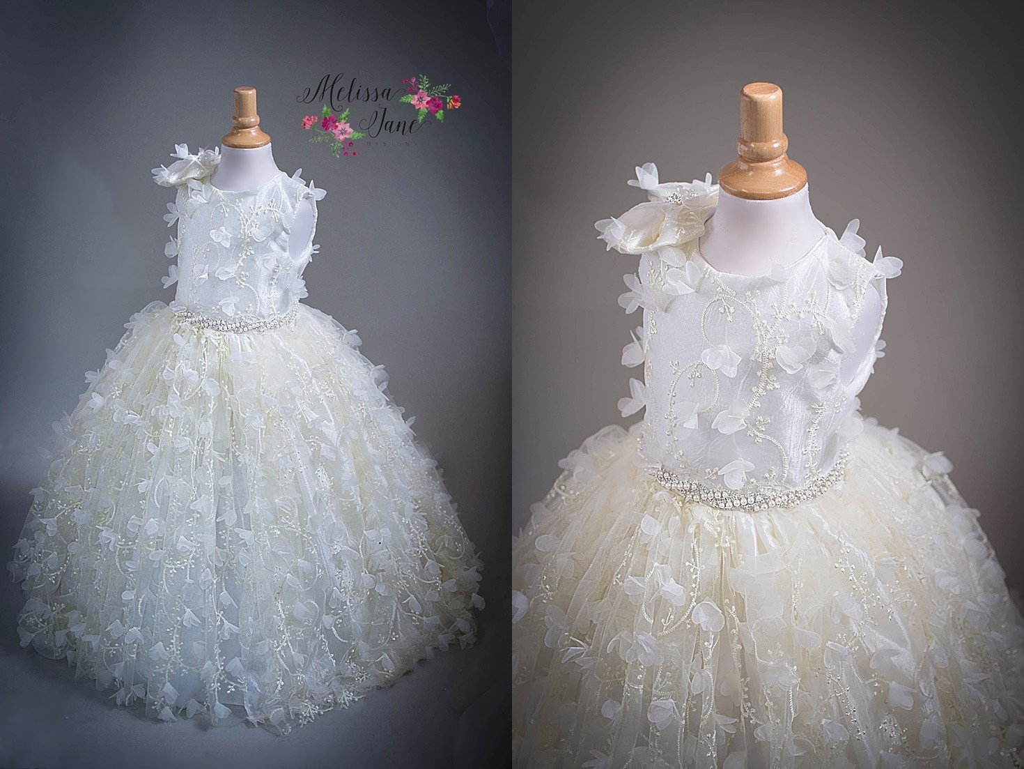 バタフライ・キス「Butterfly Kiss Flower Girl Dress」2歳から10歳