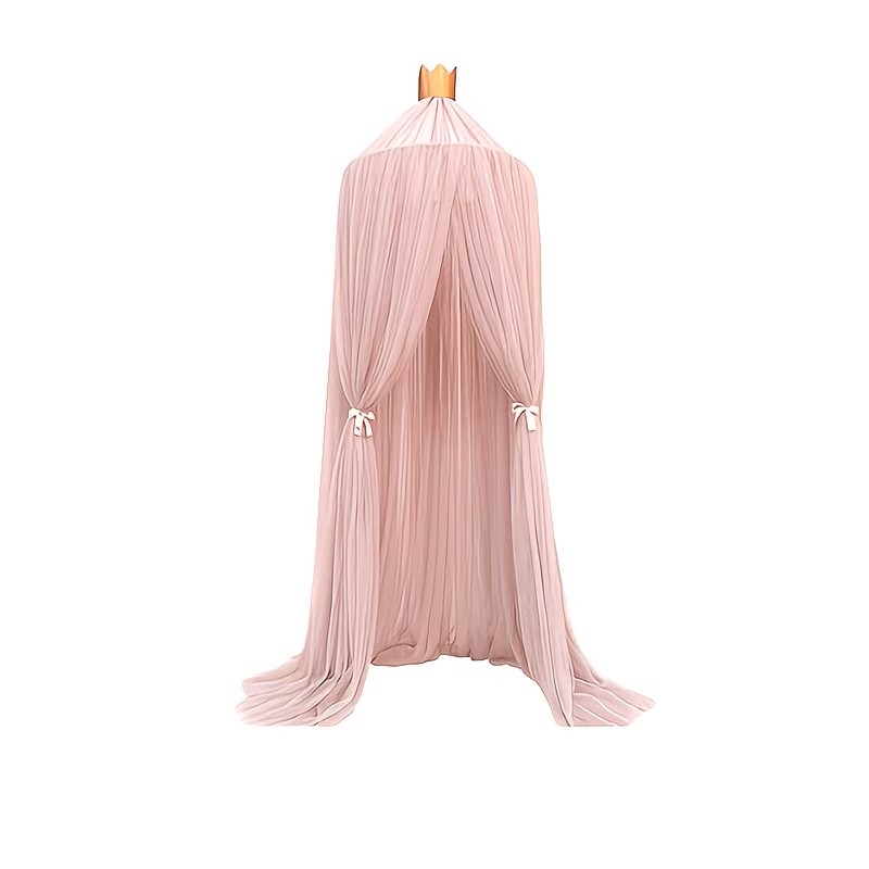 レイヤードチュールベッドキャノピー