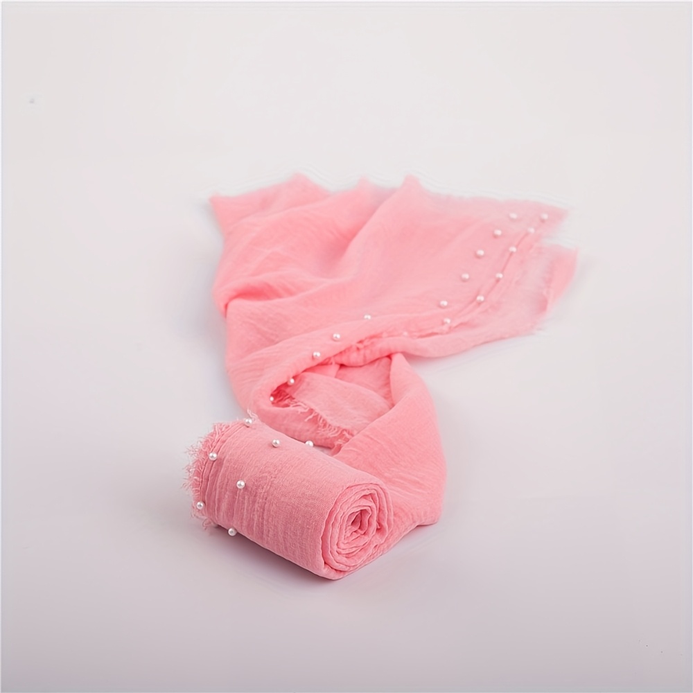 ニューボーンフォト 撮影小物 撮影小道具 撮影用 パール付きベビーラップ 撮影用スワドル おくるみ ８色