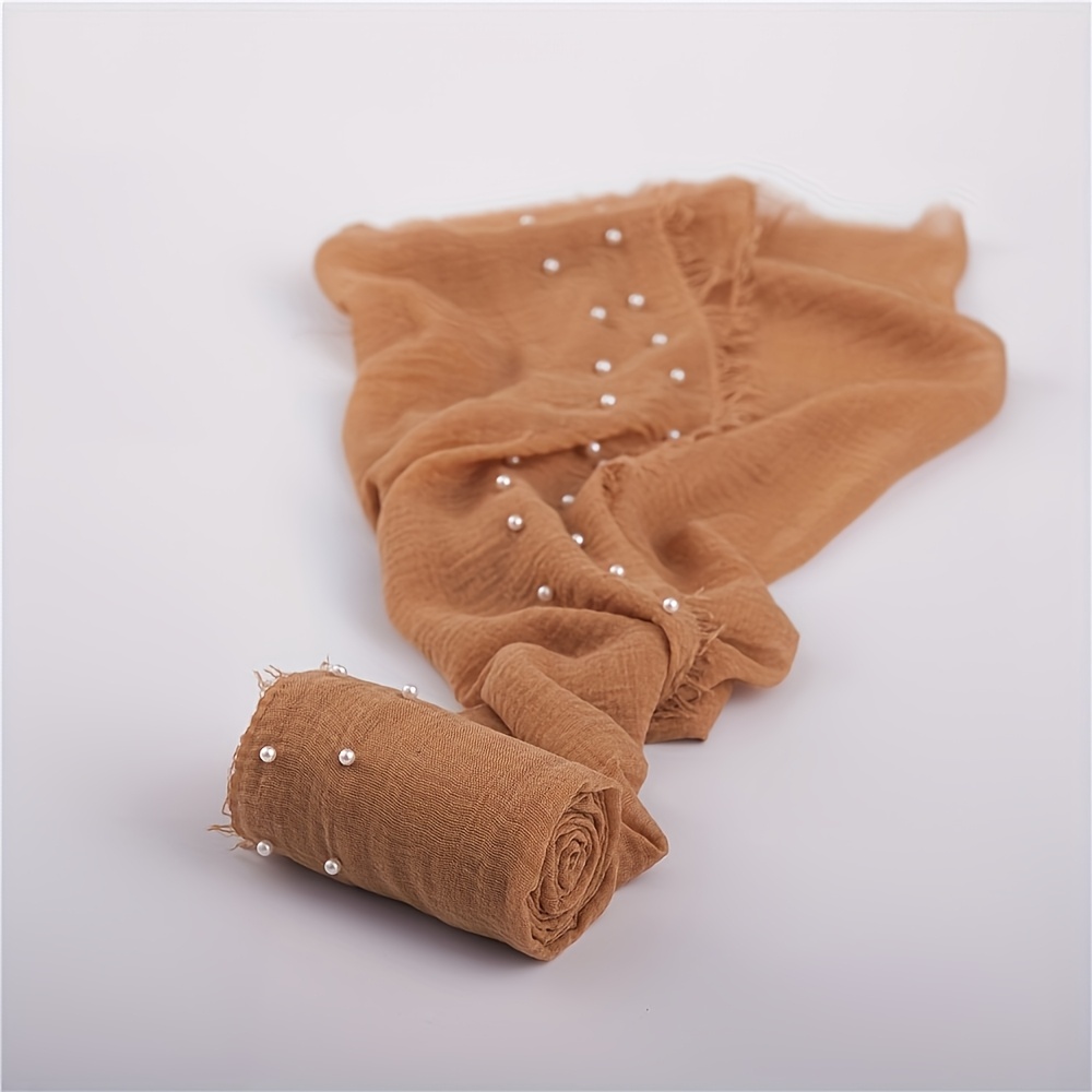 ニューボーンフォト 撮影小物 撮影小道具 撮影用 パール付きベビーラップ 撮影用スワドル おくるみ ８色