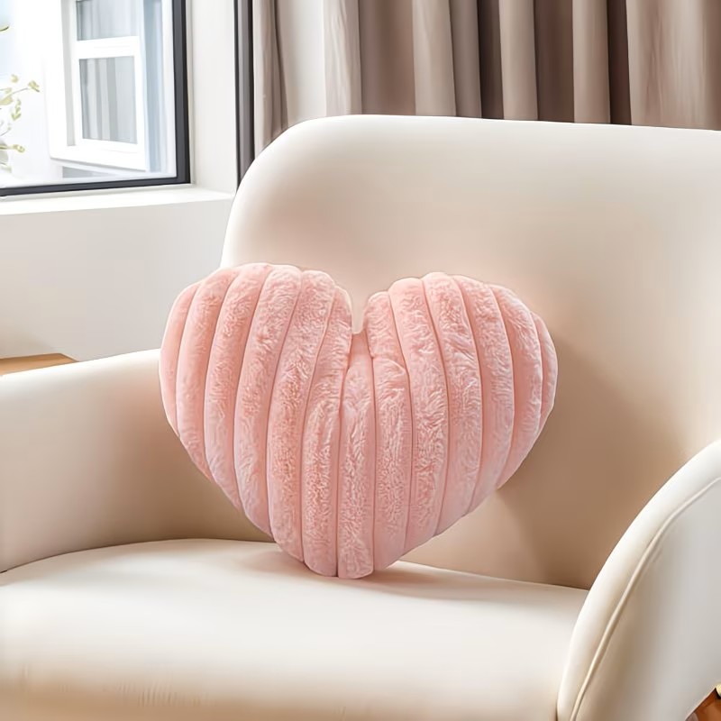 もこもこハートクッション 約33cm