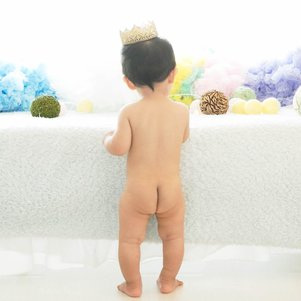 新生児ベビーにも使えるフリーサイズ!