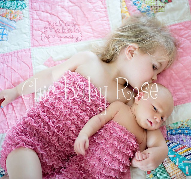 ニューボーンフォト ロンパース ピンク レース 新生児 写真 ベビー 衣装