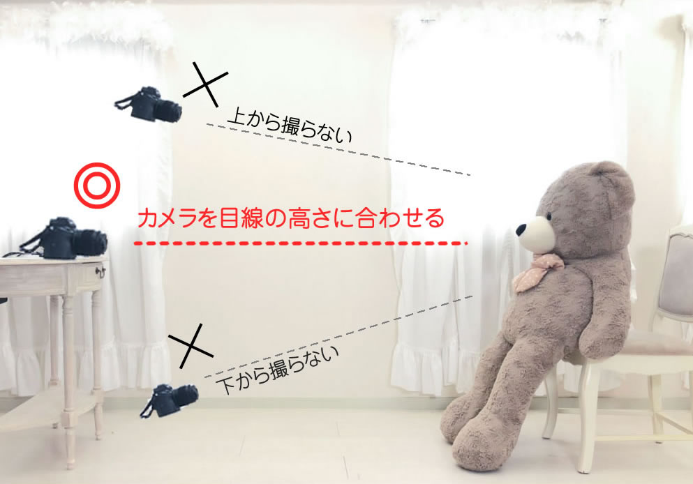 カメラの撮り方