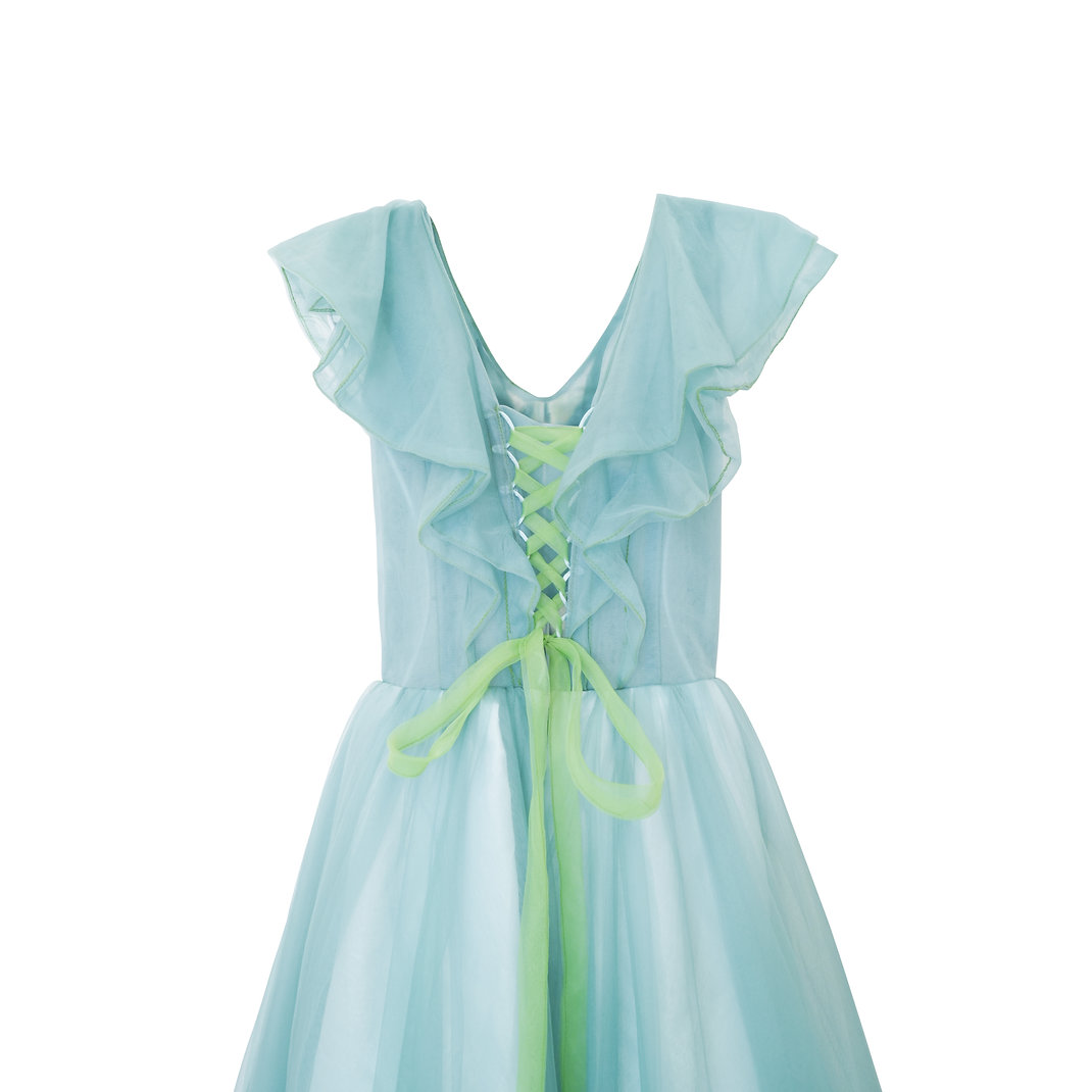 ティールブルーのフェアリードレス